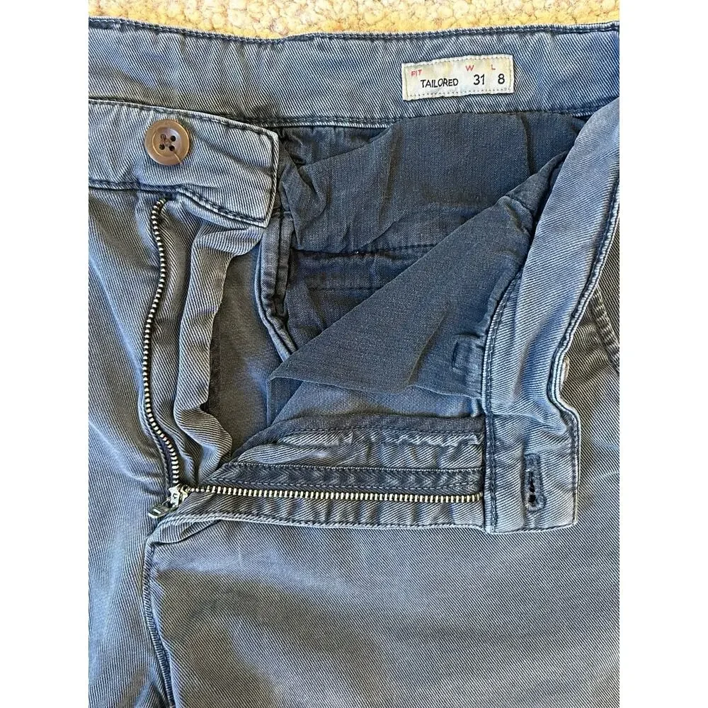 Faherty Coastline Premium Chino Shorts BUNDLE Size 31 Khaki & Blue Gray Casual